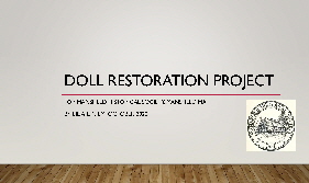 Cover Image Doll Restoration Project